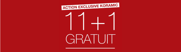 Koramic promo 11+1