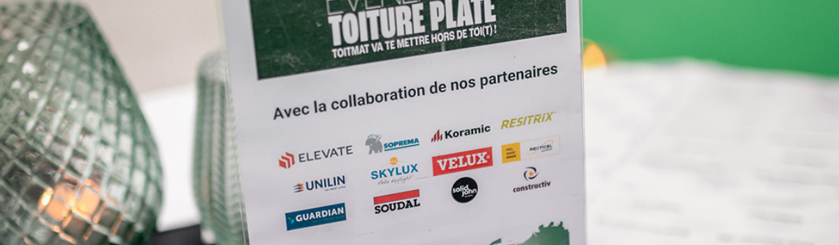 Un événement toiture plate réussi  à Tournai