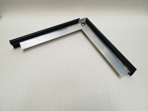 ALU RIVE DE TOIT CLIPS ELEVATE COUVRE-JOINT ANTHRACITE RAL 7016 COIN EXTÉRIEUR EUR/PC (COMPOSÉ D'UNE PIÈCE GAUCHE ET DROITE)