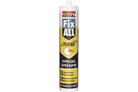 SOUDAL FIX ALL TURBO BLANC 290ML EUR/PCS