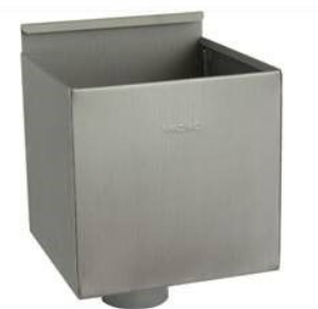 ZINC VM QUARTZ CUVETTE  CARRE  100MM EUR/PC 220020695