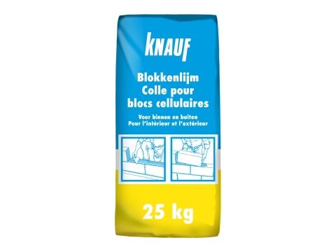 KNAUF DOLE BLOKKENLIJM  25 KG EUR/ST