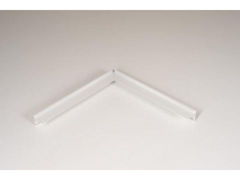 ALU RIVE DE TOIT 60/50 BLANC RAL 9010 COIN EXTÉRIEUR 50X50 EUR/PC