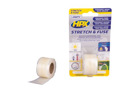 HPX STRETCH & FUSE TRANSP 25MM X 3M