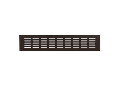 RENSON 381 GRILLE D'AÉRATION 80X400MM 9005 STRUCTUUR EUR/PC