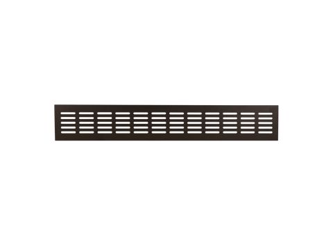 RENSON 381 GRILLE D'AÉRATION 80X500MM 9005 STRUCTUUR EUR/PC