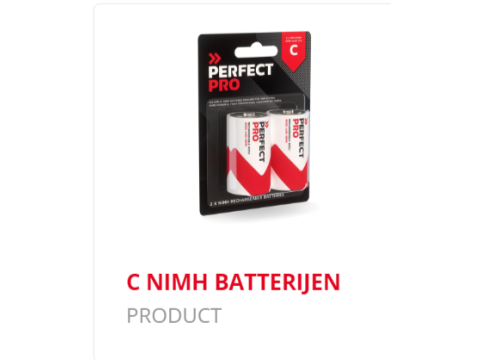 PM PERFECTPRO SIZE C-NIMH 4000MAH BATTERIE 2PCS/PAQ EUR/PCS