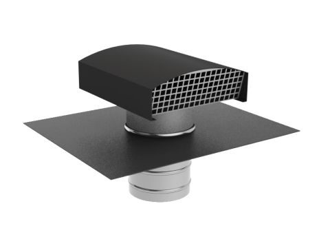 VENTILATION CT CHAPEAU DE TOIT ACIER 250 NOIR EUR/PC  120043