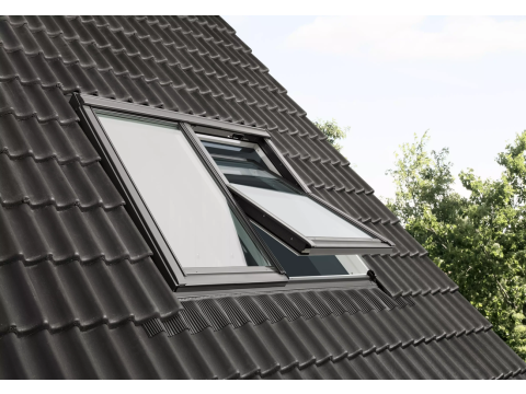 VELUX GGLS 2066 FFK06 2EN1 ENERGY-STAR BOIS PEINT EN BLANC