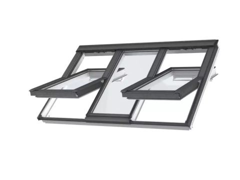 VELUX GGLS 2066 FFKF06 3EN1 ENERGY-STAR BOIS PEINT EN BLANC