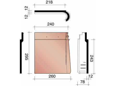 KOR RIVE INDIVIDUELLE GAUCHE POUR SARKING ANTHRACITE NEW 736